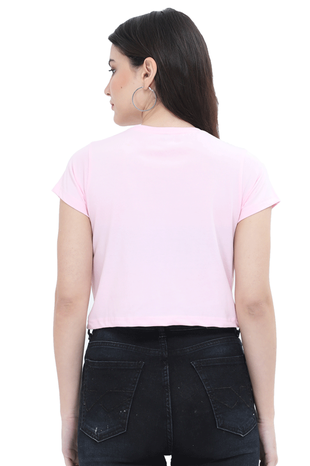 Women Crop Top with a Colorful Design