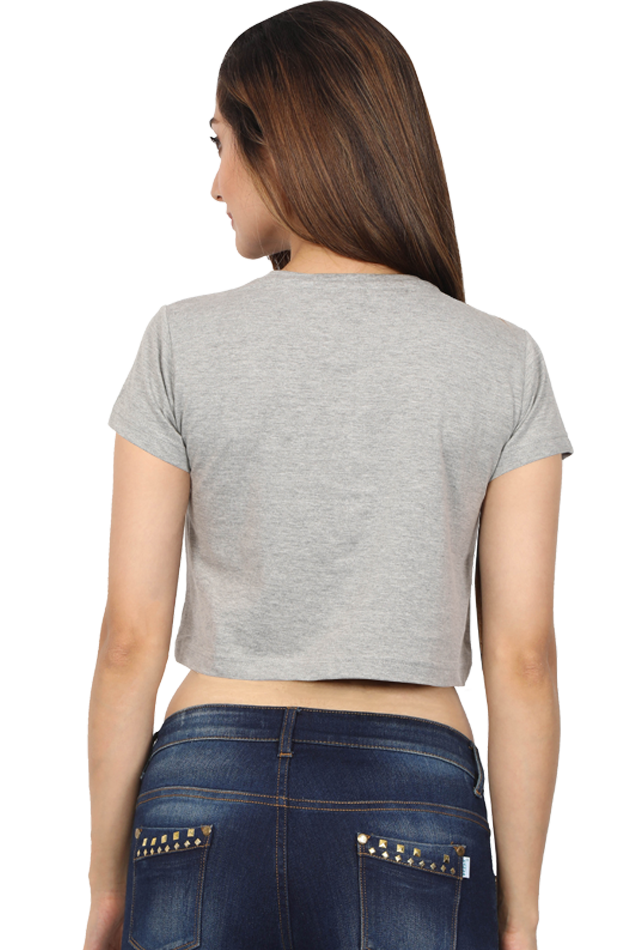 Women Crop Top with a Colorful Design